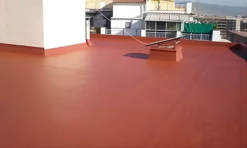 Impermeabilización de terraza transitable realizada por Pintores Cartagena