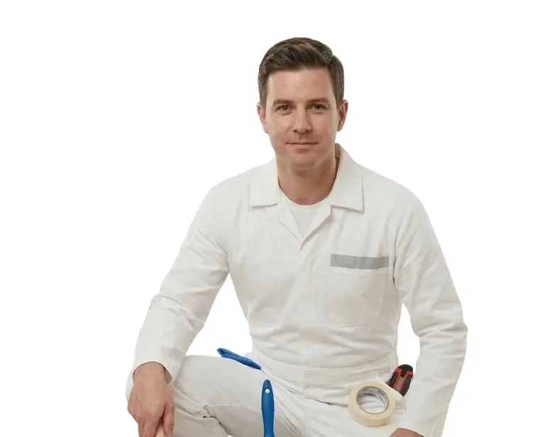 Pintor que trabaja en Pintores Cartagena experto en lacado de puertas y marcos